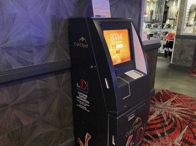 Chiếc máy ATM Bitcoin đặt tại thành phố Las Vegas