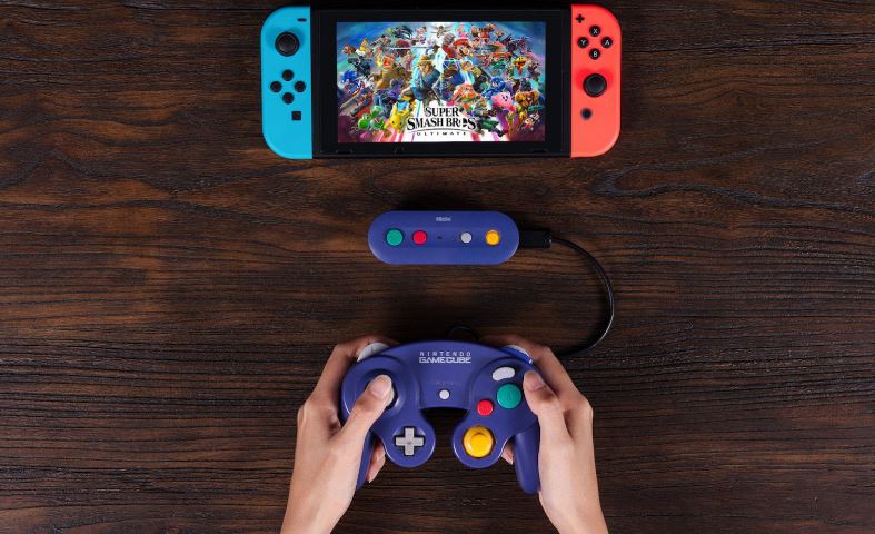 Bộ điều khiển GameCube không dây nhờ bộ chuyễn đổi Nintendo Switch