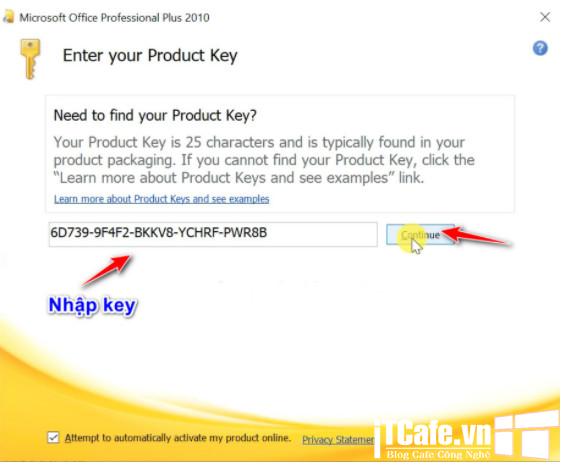 Chia Sẻ Key Product key Office 2010 Professional Plus mới nhất 2021 1