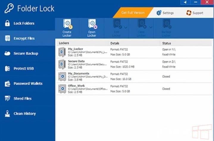 Phần mềm bảo vệ tập tin và thư mục - Folder Lock 7.8.5 Full 1