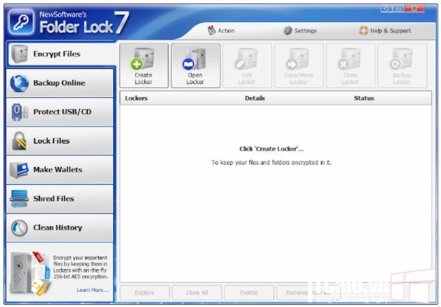 Phần mềm bảo vệ tập tin và thư mục - Folder Lock 7.8.5 Full 3