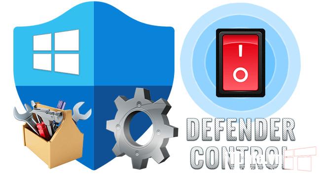 Phần mềm tắt/bật Windows Defender vĩnh viễn - Defender Control 1.9 Full 1