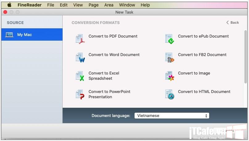 Downlaod ABBYY FineReader Pro – Chỉnh sửa file PDF, chuyển hình ảnh, file scan thành văn bản cho Macbook 1
