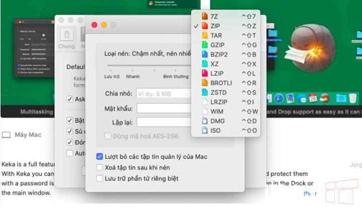 Download Keka for MacOS – Công cụ nén, giải nén file hiệu quả 1